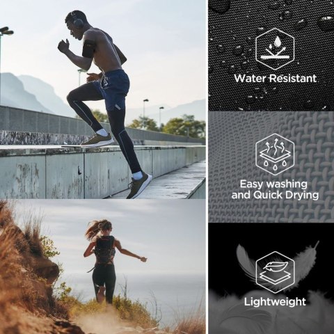 TECH-PROTECT M7 UNIVERSAL SPORT ARMBAND BLACK/ORANGE