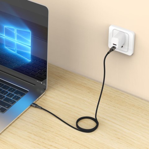 TECH-PROTECT ULTRABOOST DNA MAGTWIST TYPE-C CABLE PD 100W / 5A 200CM IRON GREY