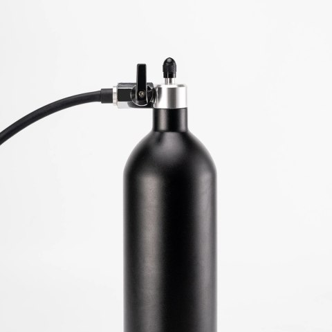 Zbiornik ciśnieniowy Rockbros do pompowania opon bezdętkowych tubeless 200 PSI 1.2l - czarny