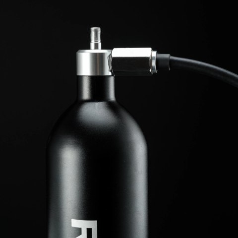 Zbiornik ciśnieniowy Rockbros do pompowania opon bezdętkowych tubeless 200 PSI 1.2l - czarny