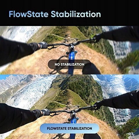 Kamera rowerowa motor 4K z EIS, Anti-Shake, ekran 2.0, pilot i karta 64GB
