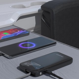Powerbank Dudao K31 10000 mAh 22,5W PD z wbudowanym kablem - czarny