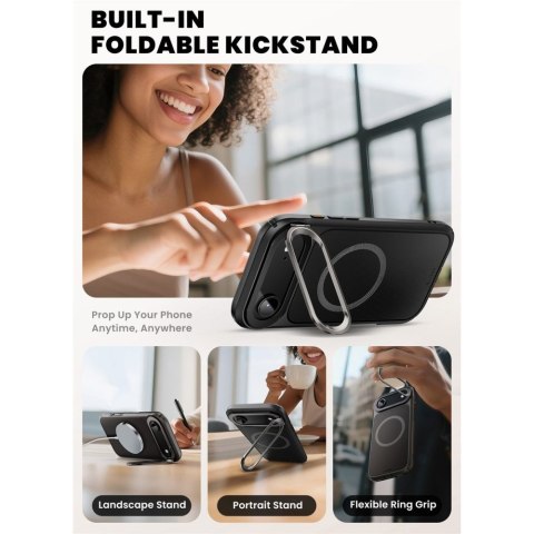 SUPCASE IBLSN ARES FLIP MAG MAGSAFE IPHONE 17 AIR BLACK