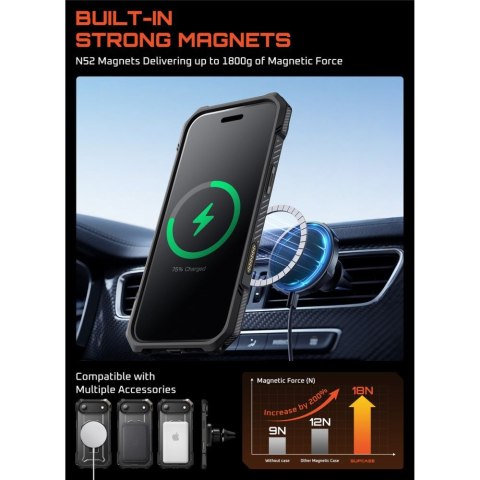 SUPCASE UB GRIP MAG MAGSAFE IPHONE 17 AIR BLACK