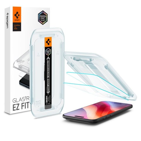 SZKŁO HARTOWANE SPIGEN GLAS.TR "EZ FIT" 2-PACK IPHONE 17 AIR CLEAR