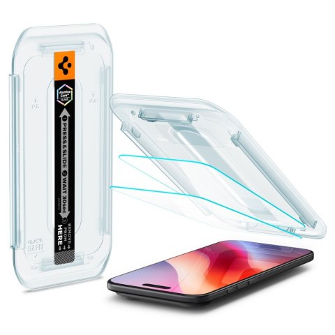 SZKŁO HARTOWANE SPIGEN GLAS.TR "EZ FIT" 2-PACK IPHONE 17 AIR CLEAR