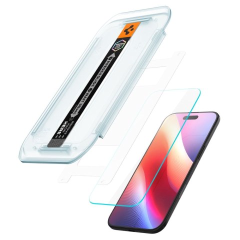 SZKŁO HARTOWANE SPIGEN GLAS.TR "EZ FIT" 2-PACK IPHONE 17 AIR CLEAR