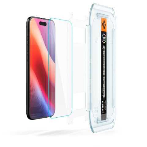 SZKŁO HARTOWANE SPIGEN GLAS.TR "EZ FIT" 2-PACK IPHONE 17 AIR CLEAR