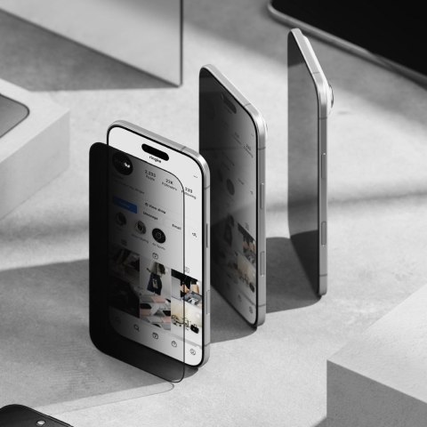 SZKŁO PRYWATYZUJĄCE RINGKE EASY SLIDE 2-PACK IPHONE 17 AIR PRIVACY