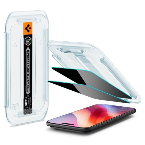 SZKŁO PRYWATYZUJĄCE SPIGEN GLAS.TR "EZ FIT" 2-PACK IPHONE 17 AIR PRIVACY