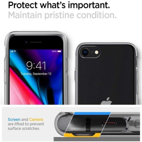 EEtui Spigen do Iphone 7 / 8 / Se 2020 Liquid Crystal przezroczyste