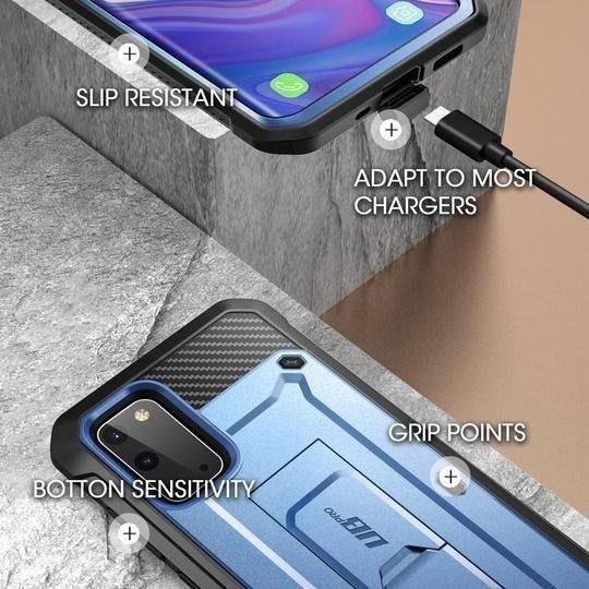 Etui Supcase Unicorn Beetle Pro do Samsung Galaxy S20 Metallic Blue