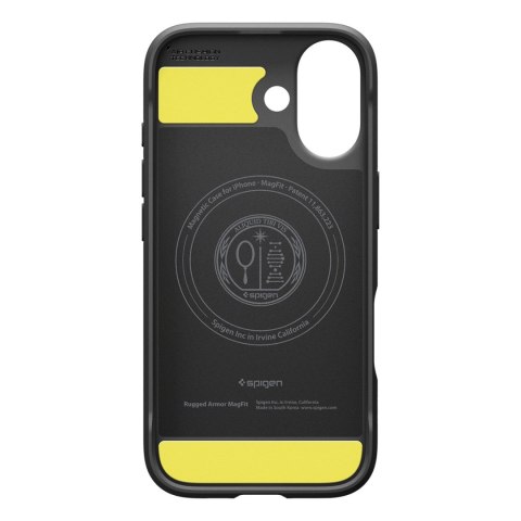 Etui Spigen Rugged Armor Mag MagSafe na iPhone 17 - czarny mat