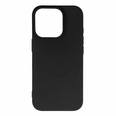 Etui silikonowe Liquid Silicone Case kompatybilne z MagSafe na iPhone 17 Pro - czarne