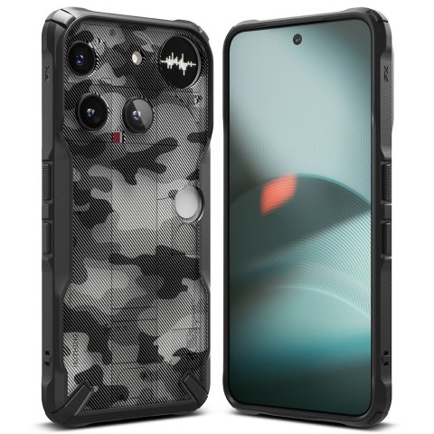 RINGKE FUSION X NOTHING PHONE 3 CAMO BLACK
