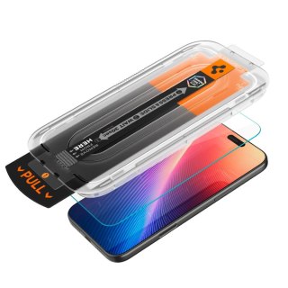 SZKŁO HARTOWANE SPIGEN GLAS.TR "EZ FIT PRO" IPHONE 16 PRO MAX / 17 PRO MAX CLEAR