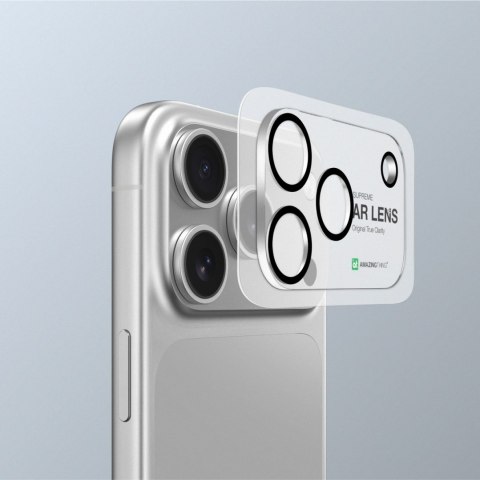 Szkło ochronne na wyspę aparatu AMAZINGTHING Full Lens Glass na iPhone 17 Pro Max