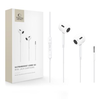 TECH-PROTECT ULTRABOOST MINI JACK EARPHONE CORE G2 WHITE