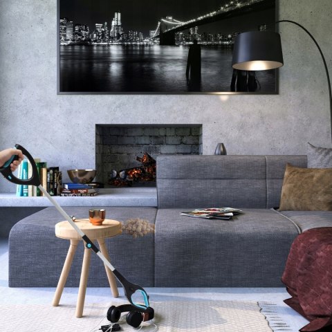 Chwytak do podnoszenia śmieci i liści 82cm składany z LED i magnesem