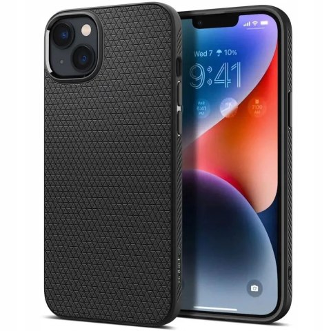 Etui Spigen Liquid Air TPU do iPhone 14 Plus / 15 Plus Czarny