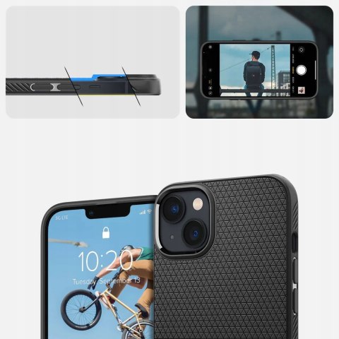 Etui Spigen Liquid Air TPU do iPhone 14 Plus / 15 Plus Czarny