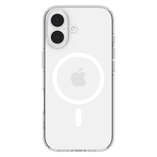 Etui Spigen Liquid Crystal MagSafe na iPhone 17- przezroczysto-białe