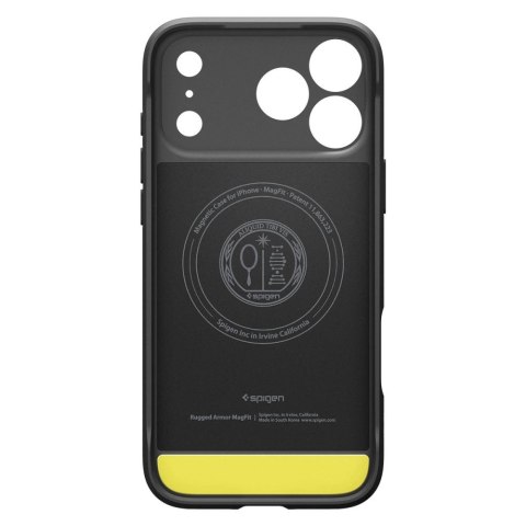 Etui Spigen Rugged Armor Mag MagSafe na iPhone 17 Pro - czarny mat