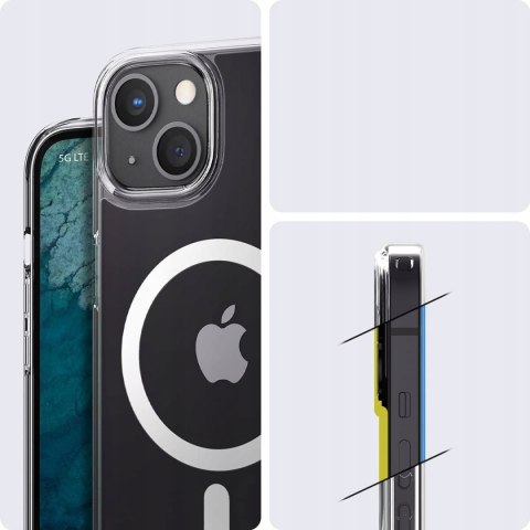 Etui Spigen Ultra Hybrid Mag MagSafe iPhone 13 Mini TPU + PC bezbarwny
