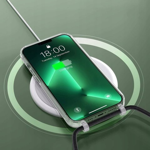 Etui Tech-Protect FlexAir Chain MagSafe do iPhone 15 Pro + Smycz