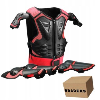 Komplet zbroi ochronnej dla dzieci 5-13 lat na motor rower rolki hulajnogę