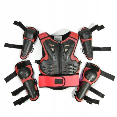 Komplet zbroi ochronnej dla dzieci 5-13 lat na motor rower rolki hulajnogę