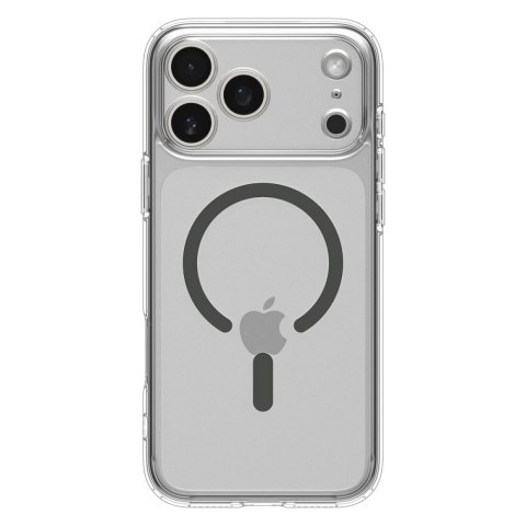 Etui Spigen Ultra Hybrid MagSafe na iPhone 17 Pro - przezroczysto-szare