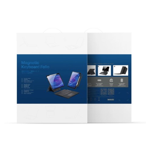 Etui z klawiaturą Dux Ducis (DK series) na Samsung Tab S10 FE+ (Plus) - czarne