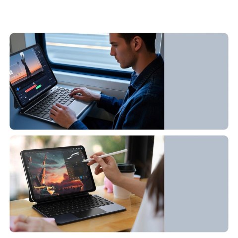 Etui z klawiaturą Dux Ducis (MK series) na iPad Pro 11" (2024) - czarne