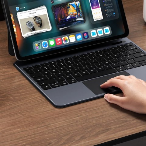 Etui z klawiaturą Dux Ducis (MK series) na iPad Pro 13" (2024) - czarne