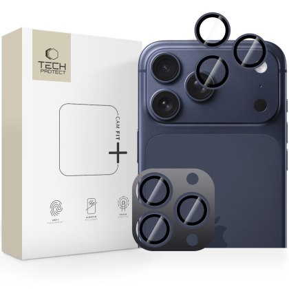 OSŁONA APARATU TECH-PROTECT CAMRING FIT+ IPHONE 14 PRO / MAX / 15 PRO / MAX / 16 PRO / MAX / 17 PRO / MAX DEEP BLUE