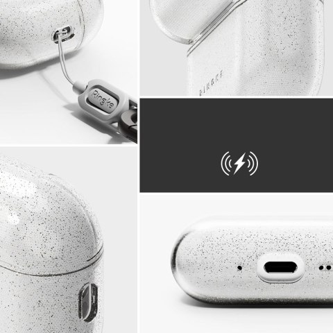 RINGKE AIR APPLE AIRPODS PRO 3 GLITTER CLEAR