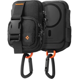 SPIGEN SNAP ZIP MAGSAFE POUCH BLACK