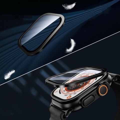 SZKŁO HARTOWANE TECH-PROTECT GLASS RING 2-PACK APPLE WATCH ULTRA 1 / 2 / 3 (49 MM) TITANIUM