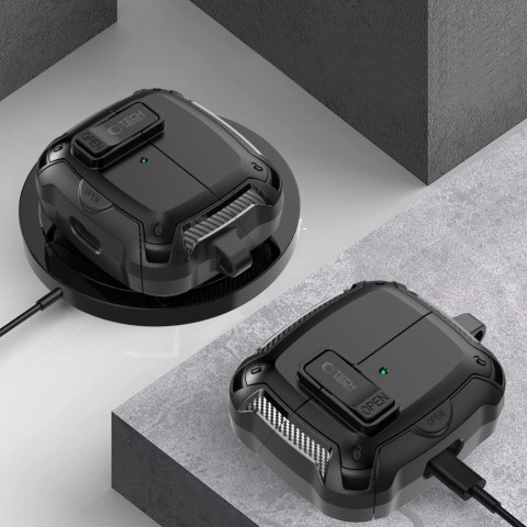 TECH-PROTECT CARBONOX MAGSAFE SAMSUNG GALAXY BUDS 3 / 3 FE / 3 PRO BLACK