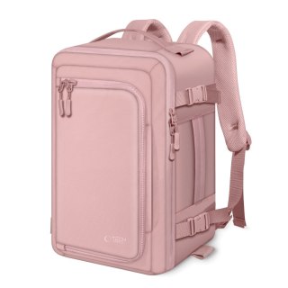 TECH-PROTECT DEFENDER S50 RYANAIR & WIZZAIR TRAVEL LAPTOP CABIN BACKPACK 20L 40x20x25 DUSTY PINK