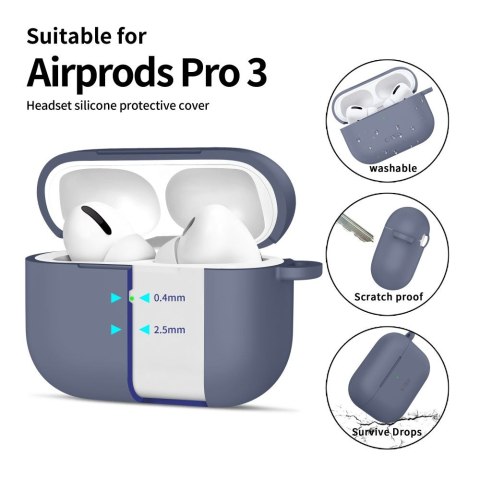 TECH-PROTECT SILICONE HOOK APPLE AIRPODS PRO 3 BABY BLUE
