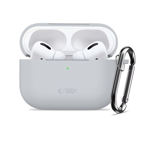 TECH-PROTECT SILICONE HOOK APPLE AIRPODS PRO 3 CRAYON GREY