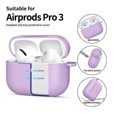 TECH-PROTECT SILICONE HOOK APPLE AIRPODS PRO 3 LAVENDER