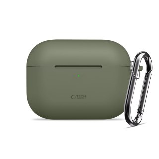 TECH-PROTECT SILICONE HOOK APPLE AIRPODS PRO 3 OLIVE GREEN