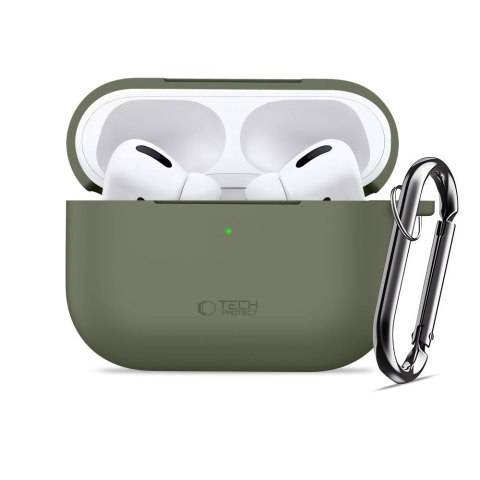 TECH-PROTECT SILICONE HOOK APPLE AIRPODS PRO 3 OLIVE GREEN