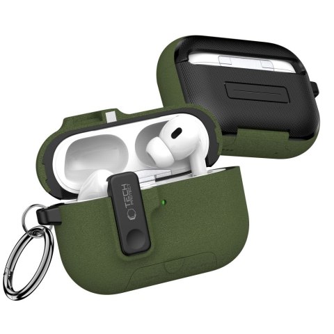 TECH-PROTECT SLIM HOOK APPLE AIRPODS PRO 3 OLIVE GREEN
