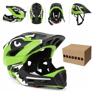 Bezpieczny kask dziecięcy na rower i hulajnogę - sportowy, odpinany, lekki