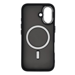 Etui Fashion Case kompatybilne z MagSafe na Samsung Galaxy A17 - matowe czarne