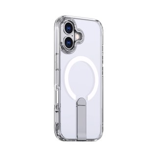 Etui Hybrid Armor X na iPhone 17 z podstawką kompatybilne z MagSafe - przezroczyste
